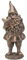 Pacific Giftware Gartenzwerg Figur liest Buch | Bronzierter Deko Zwerg