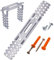 SKIR'CO (10 pz) Staffe di Montaggio 60/75 mm, Appendiabiti a Soffitto Diretti, U-Hanger per Profilo CD