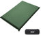 yETO Camping Selbstaufblasende Isomatte extra breit 192x140cm für 2 Personen Outdoor verbindbare 8cm Dick Selbstaufblasbare Luftmatratze,Indoor,Wandern,Grün