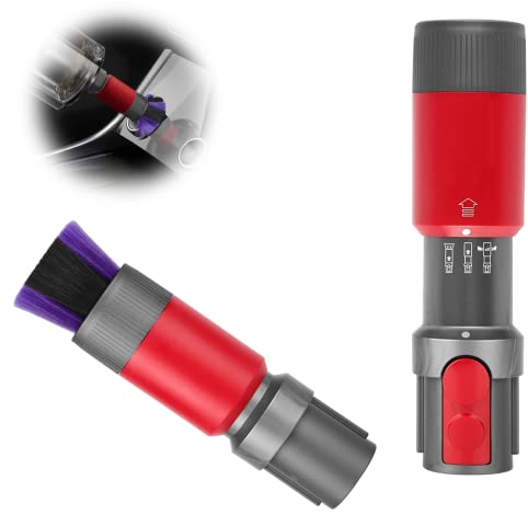 Staubsauger Zubehör für Dyson,Rückstandsloser Staubpinsel Staubsauger, für Dyson Staubsauger, Antistatisch Staubsauger Zubehör für Dyson V8/V10/V11/V12/V15, zur Effektiven Staubentfernung