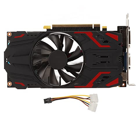 Jectse Gaming-Grafikkarte, GTX550Ti 4 GB 128 Bit GDDR5 HDMI DVI SLI Computer-Grafikkarte, PCIe 2.0 CUDA PC-Gaming-Grafikkarte mit 3D-Display