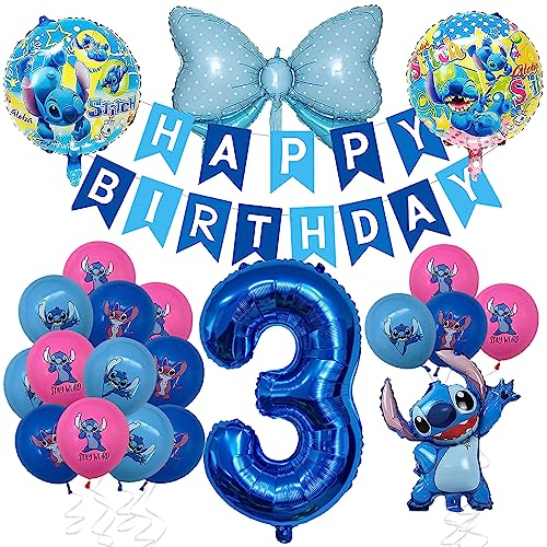 Geburtstag Folienballon, Geburtstagdeko 3, Party Supplies, Luftballon Party, Cartoon Luftballon, Party Dekorationen, Cartoon Ballon, Geburtstagsballons Deko