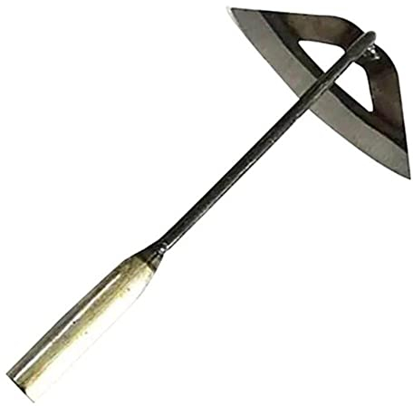 Wudaizhi Boden Lockerende Hacke Gehärtete Hohle Hacke Für Das Jäten Langgang Gartenwerkzeug Easy Unkrautgarten Gadget