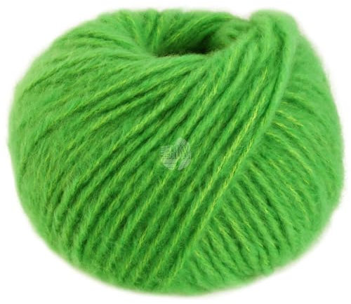 LANA GROSSA Ecopuno Chunky | Superleichtes, flauschiges Effektgarn mit Baby Alpaka | Handstrickgarn aus 33% Schurwolle (Merino) & 19% Alpaka | 50g Wolle zum Stricken & Häkeln | 70m Garn FB 133