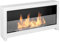 UNA biochimenea Independiente S-Line Box de 90 cm. Chimenea de bioetanol de 900 mm Blanco Mate, de pie o de Pared. Una Chimenea bioetanol en Forma de Caja también se Puede Colgar en la Pared.