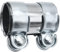 Hoypeyfiy Exhaust Pipe Sleeve Clamps Connector 1K0253141M Compatible with Seat Skoda 55 x 95mm