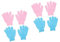 Angoily 4 Paare Bade-peeling-handschuhe Peeling-badehandschuhe Handschuhe Zum Duschen Duschreinigungshandschuhe Badreinigungshandschuhe Körperwäscher Werkzeug Polyester Massage Waschmittel