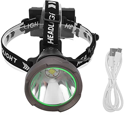 HERCHR LED-Stirnlampe, Hochhelle LED-Stirnlampe, USB Wiederaufladbar, Hochleistungs-Kopf-Taschenlampe, wasserdichte Bewegungssensor-Stirnlampe Für Camping, Wandern Und Angeln