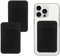 Tarjetero para Móvil,2 Pcs Tarjetas de Teléfono Celular Tarjetero Acoplado al Teléfono Móvil Tarjetero Movil Adhesivo para Tarjetas de Identificación