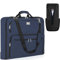 IBVIVIC 41-Zoll Faltbare Garment Bag Reise Anzug Tasche große Kapazität (mit Schultergurt) für 3 Anzüge knitterfrei, 2-in-1 Hanging Duffel Bag, Business Travel Bag für Männer und Frauen (blau)