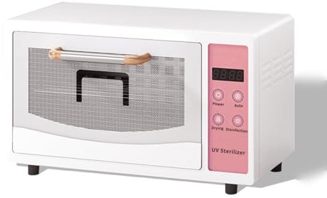 10L Nail Tool Steriliser, Multi-Functional UV Steriliser for Esthetician | Deep Disinfection & Safe Drying | 360° Cleaning | Non-Destructive Disinfection for Home Use, Barbers, Beauty Salons and Spas