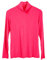 Miss Rouge sous Pull col roulé à Manche Longue,Fushia
