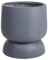 Beliani Pot à Plantes Effet Béton en MgO 42 x 42 x 46 cm Extérieur Intérieur Rond Gris Araucaria