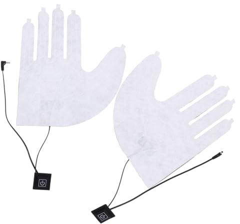 TOYANDONA Heizkissen Für Akku-Handschuhe Beheizte Winterhandschuhe Mit Akku Heizkissen Für Akku-winterhandschuhe Langlebige Metallische Zellulosematerialien Für Gleichmäßige Erwärmung