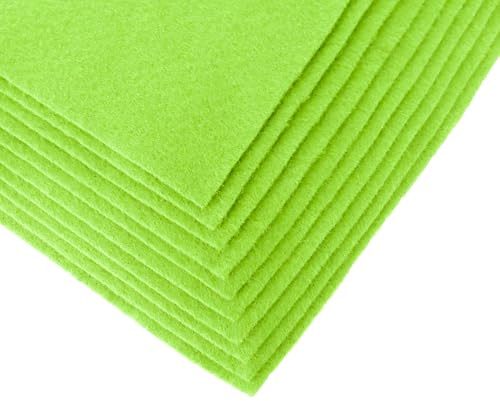 maDDma Bastelfilz Bögen 10er-Pack Flex Filz DIN A4, Stärke 1,5-2mm, Filzplatte, 50 Farben