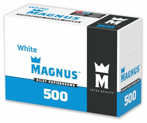 Magnus King Size White Filter Hülsen (10 x 500 Stück)