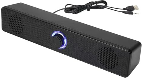 Generisch Barres de Son Audio Maison – Système Haut-Parleur Sans Fil Avec Son Puissant et Basses Profondes | Enceinte Audio Pour Télévision, Ordinateur, Bureau, Jeu, PC, Projecteur, Home Cinéma