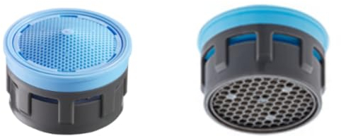 Schläfer 180212|Rompigetto per Rubinetto M22-M24, Adattatore per Rubinetto Perlator DL M22x1 / M24x1, Classe A, 13,5 lit/min, Compatibile con Aeratore Neoperl, Risparmio Acqua, 2 Pezzi