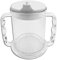 Sammons Preston Invisible Food Guard, Reusable Snap-On Plastic Ring Fits 8.5-10 Plate, 1.25 High Crystal Clear Plastic Plate Ring, Kitchen Aid with Sure Fit to Prevent Spills, Dishwasher Safe Guard