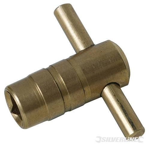 Plumbing Keys & Sockets Radiator Bleed Key Single Solid brass radiator bleed key.