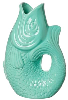 Gift Company Monsieur 75883 Carafe en faïence Crème menthe Taille S 15 x 9 x 24 cm