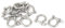 sourcingmap® 10 Stk. Edelstahl Draht Seil Befestigung Bogen Fesseln 5 mm Gewinde de
