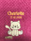 KIDDI-MEDIA Babydecke mit Name und Geburtsdatum Bestickt/kuschelig weich / 1A Qualität (Pink - Katze (Extra Flausch))