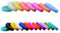 STOBOK Multicolor silikon Armband leucht Sport Armband gummibänder 20 stück