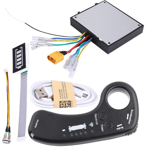 Vbest Life Elektro-Skateboard-ESC-Kit, 10S 36V Elektro-Skateboard-Geschwindigkeitsregler Longboard + Fernbedienung Doppelmotoren-ESC-Set