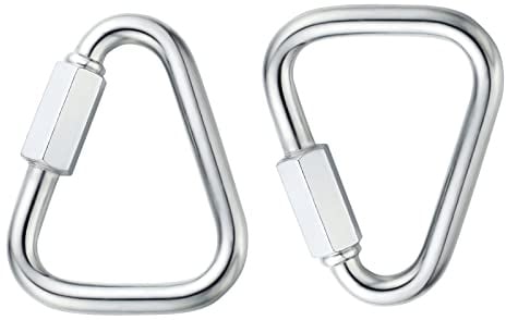 Delta Quick Link Triangle Locking Carabiner 3/8 M10 10MM 2PCS