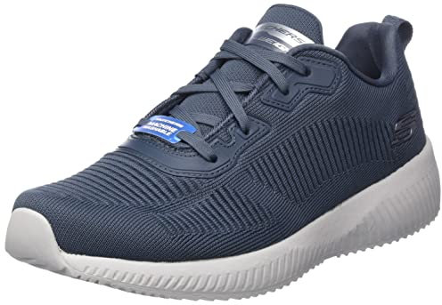 Skechers Squad Herren-Sneaker, Schiefer Netzbesatz, 45 EU