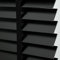 Schwarze Holzjalousien,Blickdicht Jalousie Für Küche/Bad/Schlafzimmer,50mm Lamellen Sonnenschutz Jalousette,Horizontale Jalousetten Für Fenster 60cm 80cm 100cm 120cm 140cm,W×H-105x130cm/41x51in