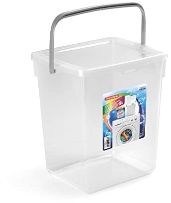 Contenitore 5 Litri Con Coperchiò Per Detergente Detersivi Polvere Per Lavatrice Capsule Pastiglie per Lavastoviglie Porta Molette Storage Box (1)