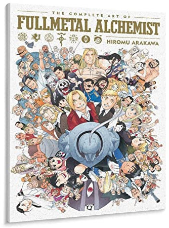 Puzzle 1000 Teile Fullmetal Alchemist Japanische Anime Poster Papier Kinderspielzeug Dekompressionsspiel(38x26cm)-514