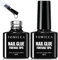 TOMICCA Colle à Ongles-Colle Faux Ongles Extra Forte,4 en 1 Gummy Base Gel et Pose Américaine Ongles Capsules, Longue Duré Nail Extend Gel UV/LED Onglerie