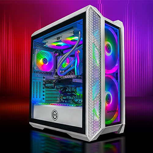 GameMachines Cyclon Snow Edition - RGB Gaming PC - Intel Core i7 12700KF - Wasserkühlung - NVIDIA GeForce RTX 4070-1000GB M.2 SSD - 32GB RGB DDR4 - W-LAN - Windows 11 Pro