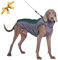 Wasserdichter Hundemantel, Hundejacke Winter Winddichter Warmer Hundeweste für Mittelgroße bis Große Hunde Kuschelige Verstellbare Hunde Bekleidung mit Sicheren Reflexstreifen und D-Ring, Grün XXL
