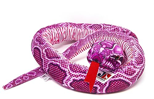 Cornelissen - Kuscheltier - Schlange Pink Python - 150 cm