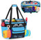 Fasrom Strandtasche XXL mit isolierter Kühltasche, Wasserdichte Strandtasche mit Trocken-Nass-Trennung für Pool, Schwimmen, Reisen, Blau(Patent Design)
