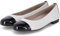 Sioux Damen Ballerinas Villanelle Beige Glattleder Lack, Größe:5½, Farbauswahl:weiß