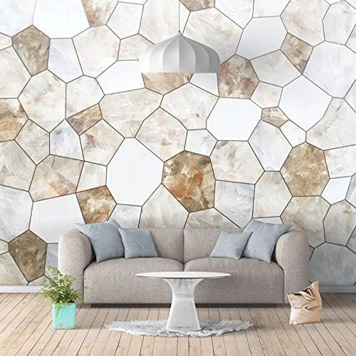 YueMingDi 3D-Wohnzimmer Wandtapete Wohnkultur Wohnkultur geometrischer Aufkleber TV-Hintergrund Tapete Wohnkultur Tapete Wandaufkleber Wandkunst-430cm×300cm