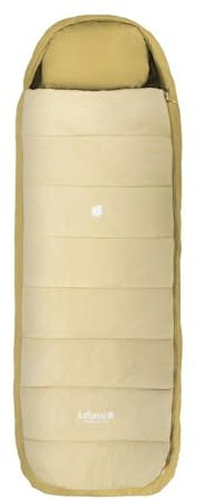 Lafuma - Nunavüt Light – Schlafsack für Erwachsene mit Kompressionsbeutel – Synthetik – wasserabweisend – Komforttemperatur 8 °C – Gelb