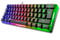 Spirit Of Gamer - Pro K2, Clavier Gamer Filaire Semi-Mecanique, Format Compact TKL 60%, 62 Touches Dont 24 Anti-Ghosting, Rétro-éclairage RGB Arc-en-Ciel, Hauteur réglable, Noir