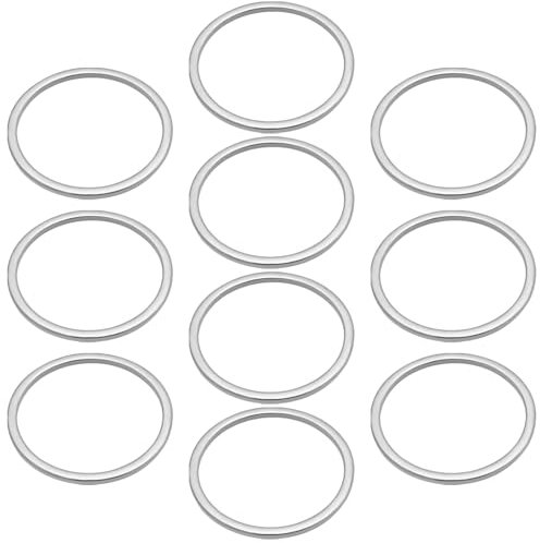 eMagTech 10pcs Saw Reducing Rings 25.4 to 22.2mm Saw Blade Bore Bushes Bushing Washers Saw Blade Spacers for Cutting Disc Woodworker Tools