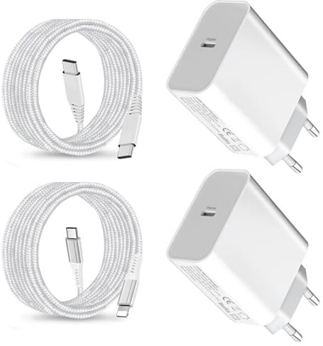 25W Chargeur et Cable pour iPad Pro 13, 12.9, 11 2024 2023 2022 2021 2020 2019 M4 M2 M1, iPad Air 5 4, Mini 6/iPhone 16e 16 15 14 13 12 11/Apple i-Pad Air 2 3 4 5/Mini 3 4 5 6/iPad 8eme 9eme 10eme