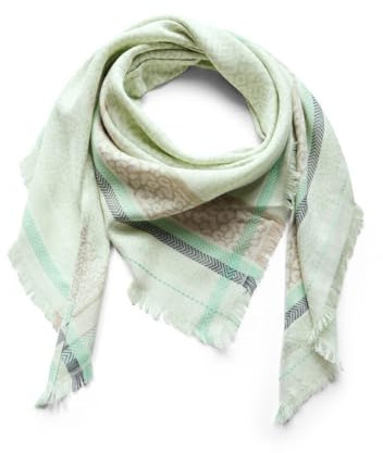 STREET ONE Damen A572770 Jacquard Tuch, Tendril Green, A