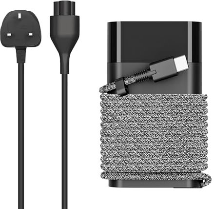 New Slim 65W USB C Type C Laptop Charger Replacement for HP Elitebook X360,Elitebook,Spectre X360,Envy X2,Chromebook,Elite X2,ProBook,Pavilion X2 Etc