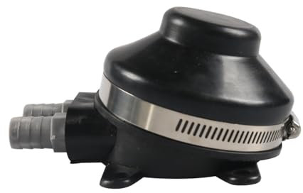 MACHSWON RV Marine Foot Operated Water Pump, Manual Foot Pedal Sink Pump for Camper Van Boat Caravan Bathroom or Kitchen, 13.8x10.1x6.8cm PE Plastic, No Power Needed