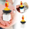 5 Years Girl Cooking Games Screaming Chicken Voice Prank Toy With Sound And Light Funny Squawking Noise Gadget Keychain Stress Prank Tool Balloon Fart (Yellow, 5x4x3)