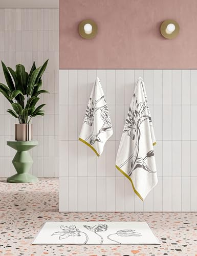 Ted Baker Badetuch mit Tulpenmotiv, Baumwolle